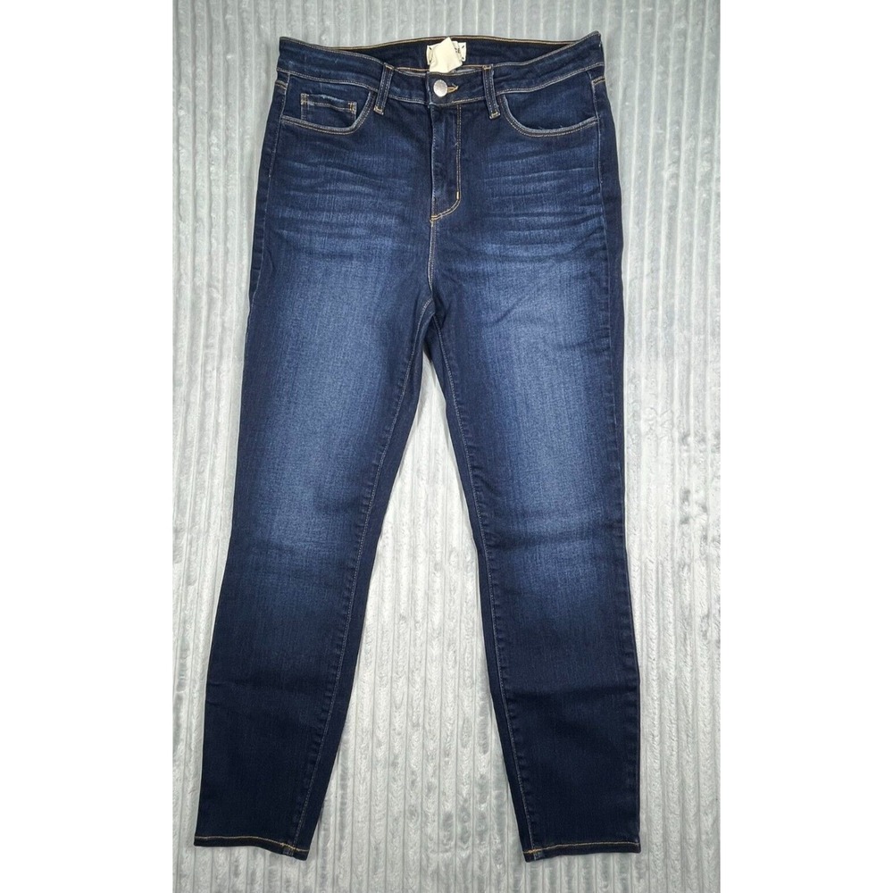 L'Agence Jeans Women's‎ 29 Margot High Rise Skinny Dark Wash USA Preppy Stretch
